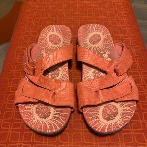 Bright Coral Vionic Sandals